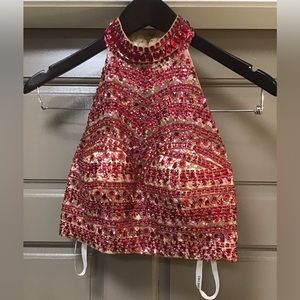 Sherri Hill Beaded Crop Top